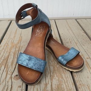 Blue glitter sandal MIZ MOOZ lt flaw